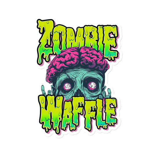 Zombie Waffle Logo Magnet