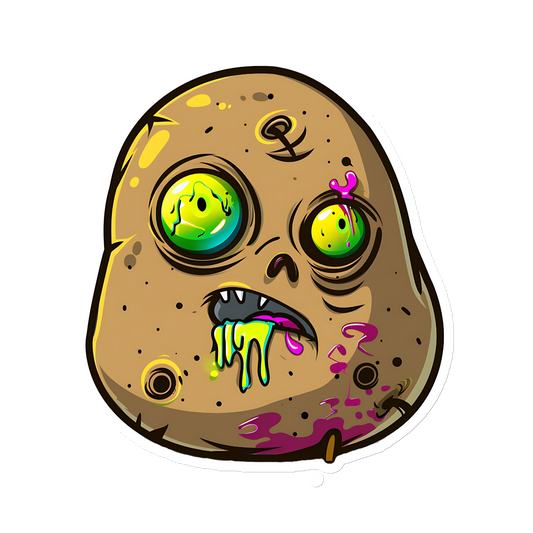 Zombie Potato Magnet