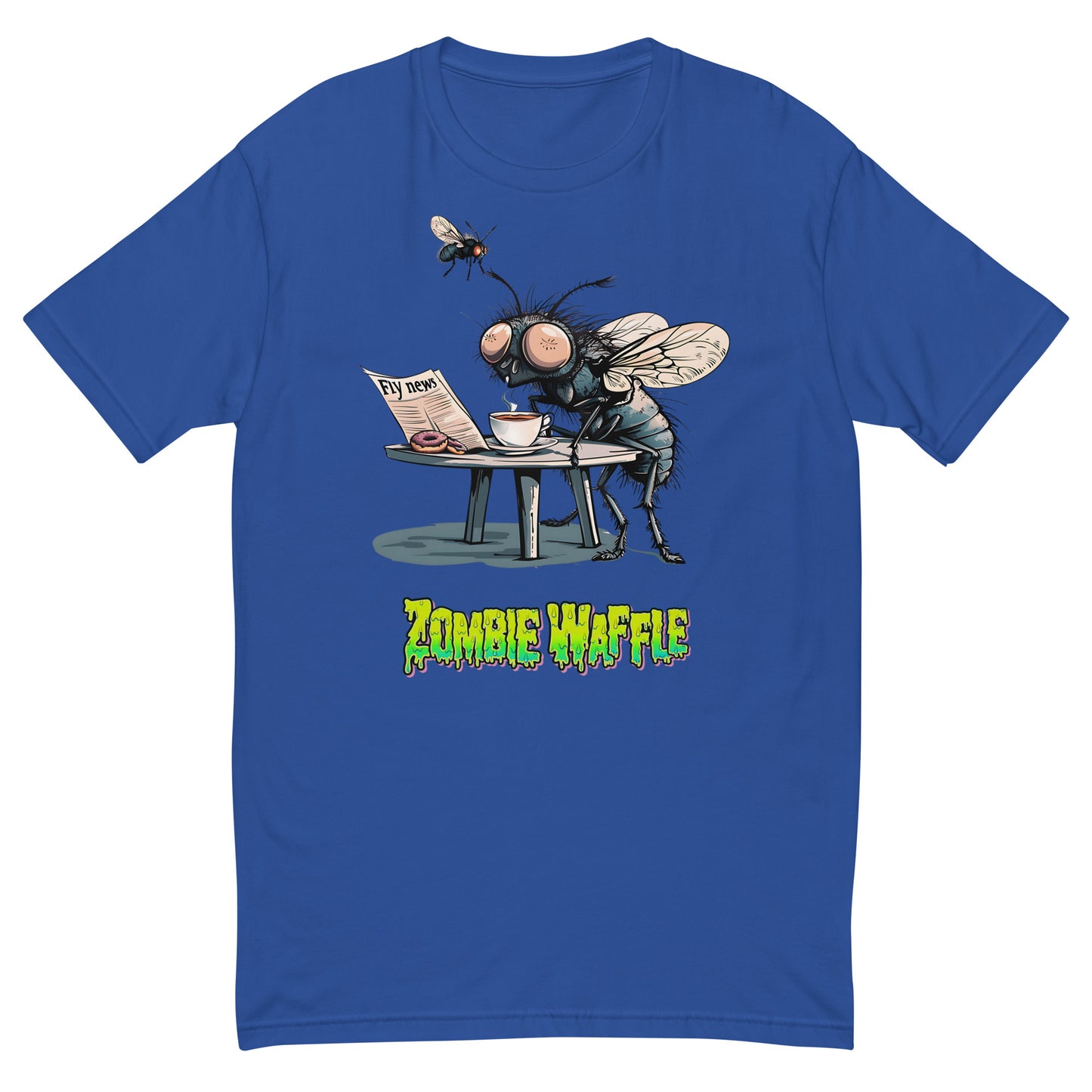 Fly's Morning Ritual Men's Fitted Tee