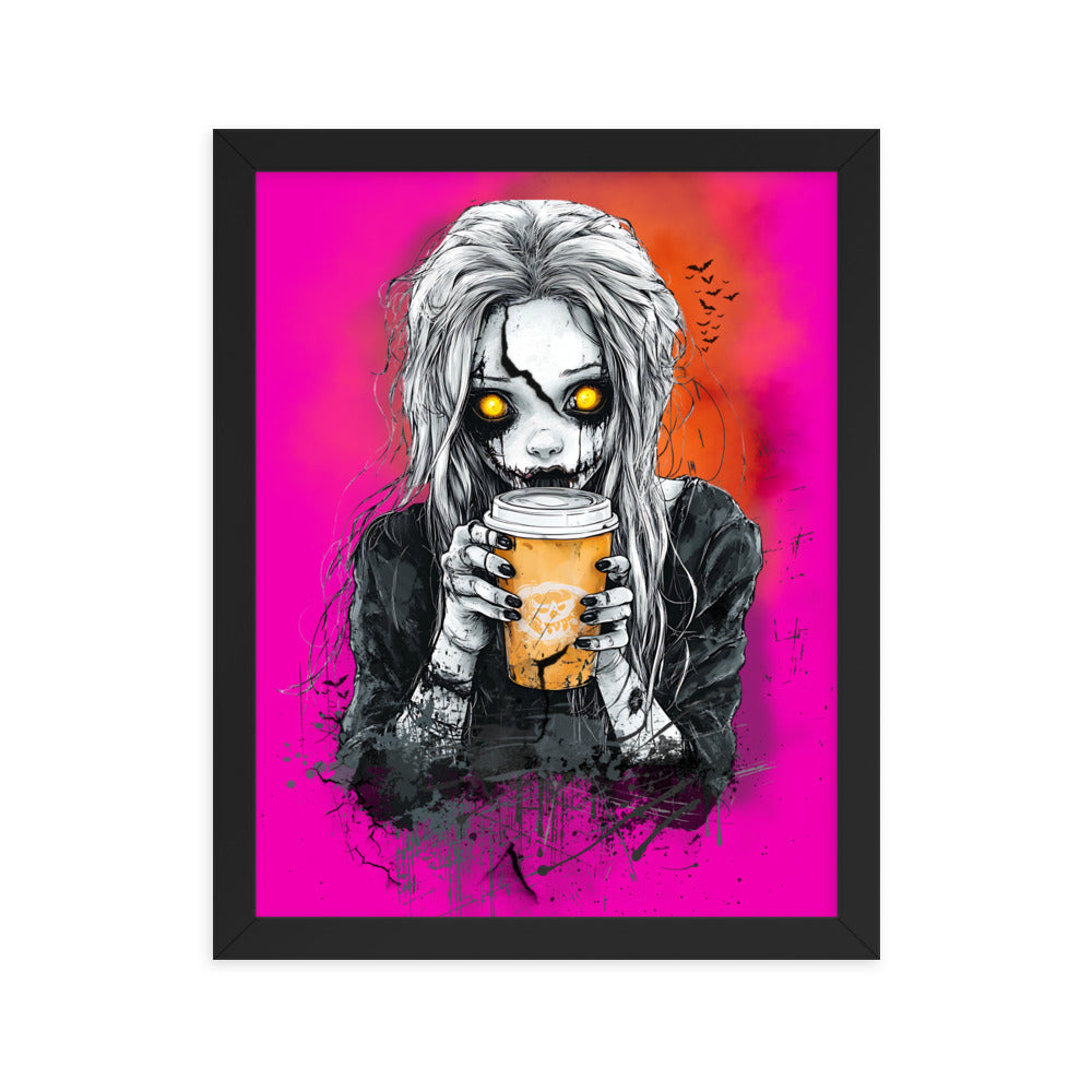 Pumpkin Spice Framed Poster