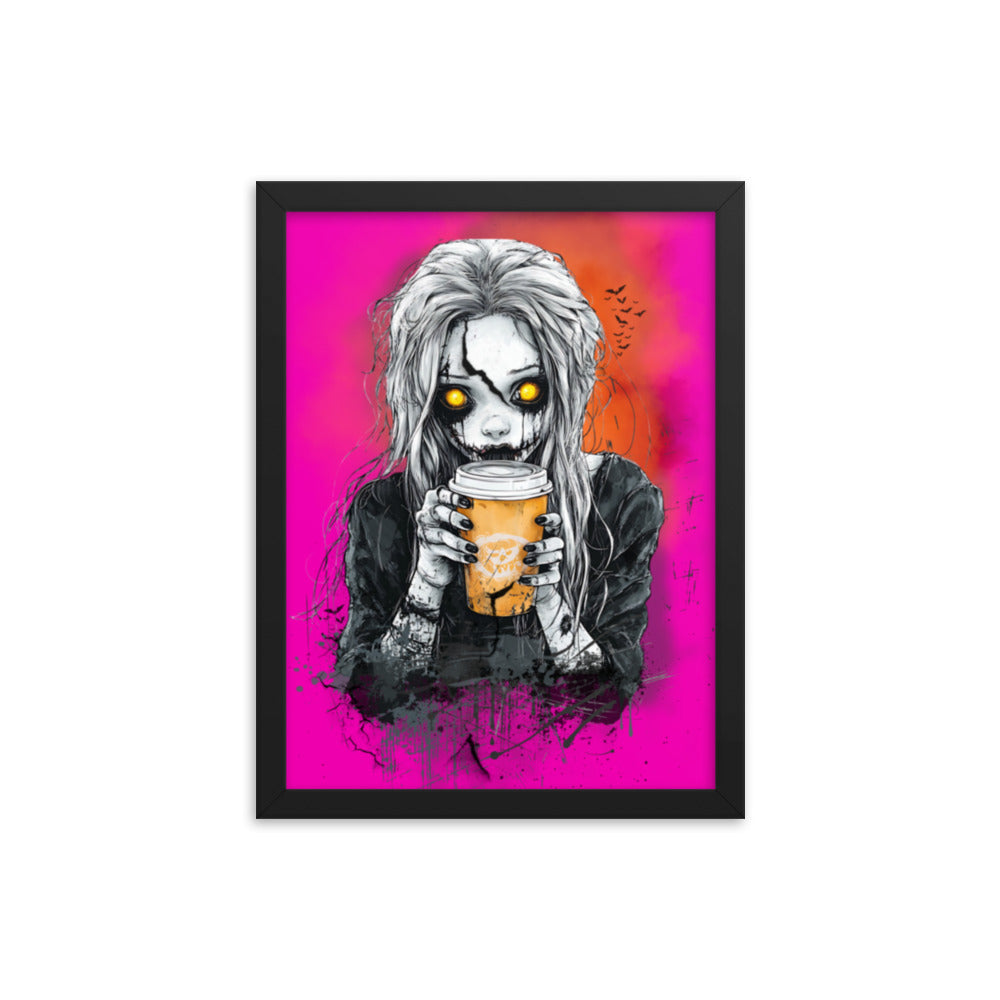 Pumpkin Spice Framed Poster
