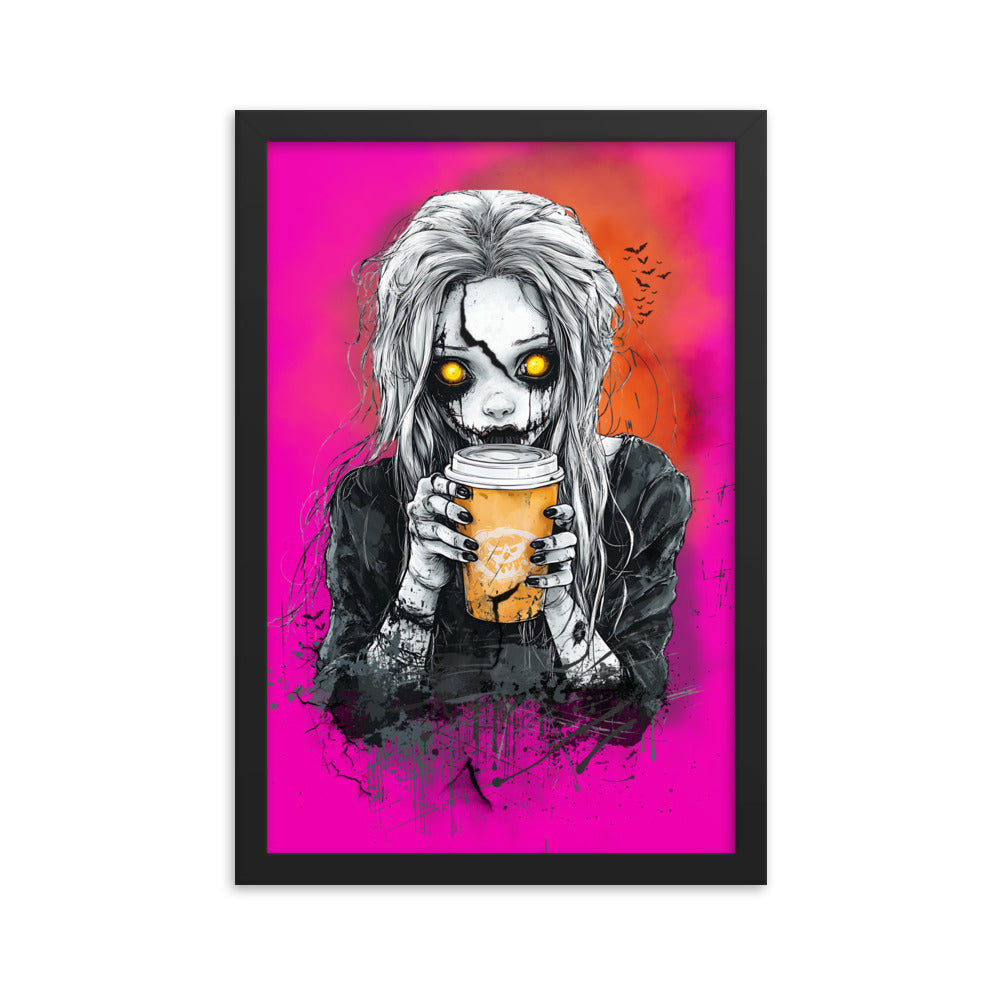 Pumpkin Spice Framed Poster