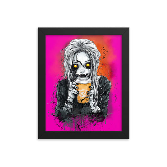 Pumpkin Spice Framed Poster