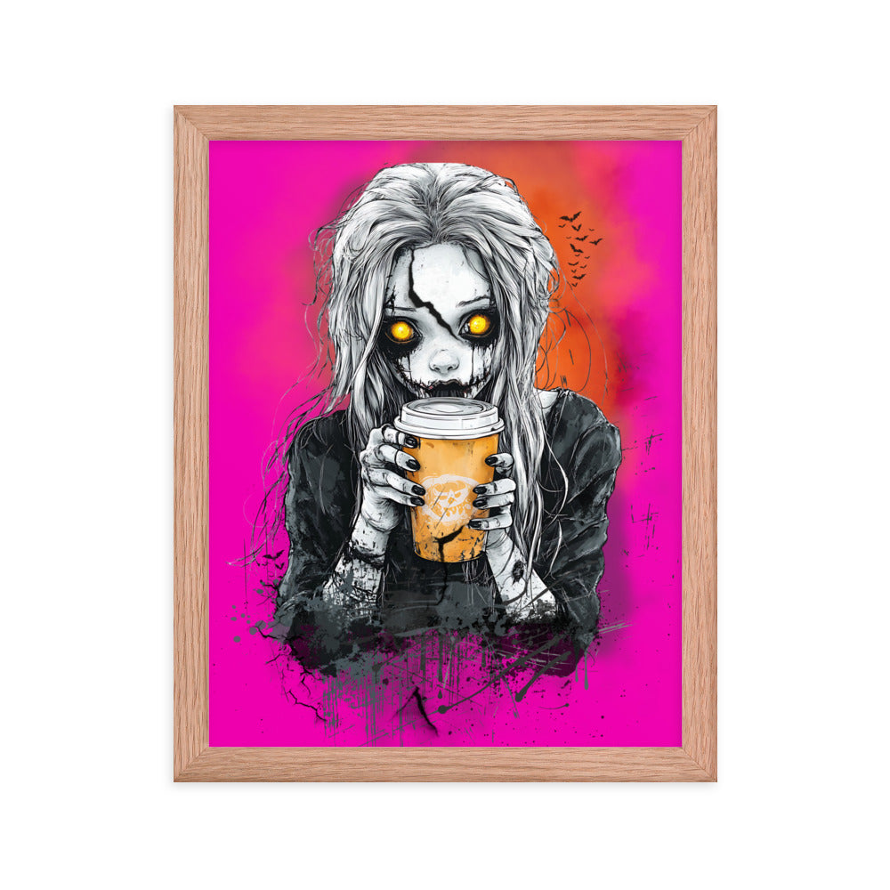Pumpkin Spice Framed Poster
