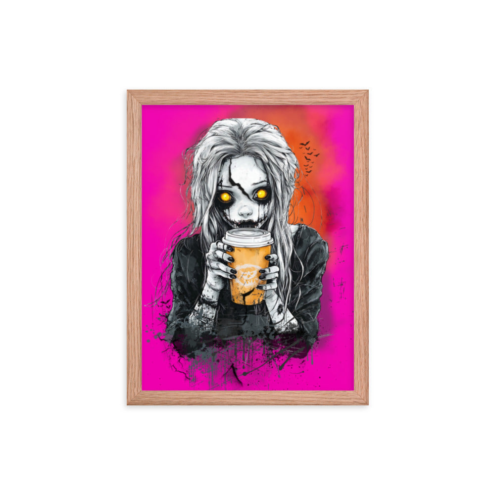Pumpkin Spice Framed Poster