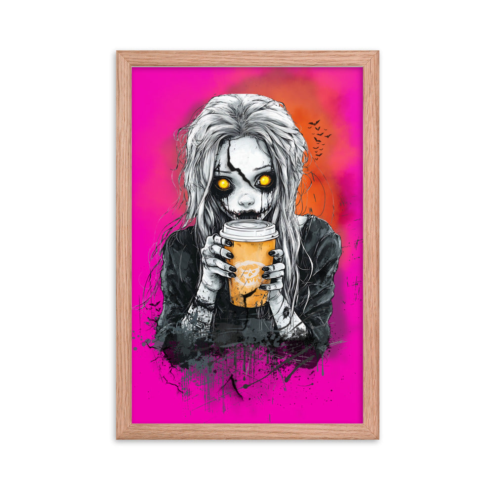 Pumpkin Spice Framed Poster