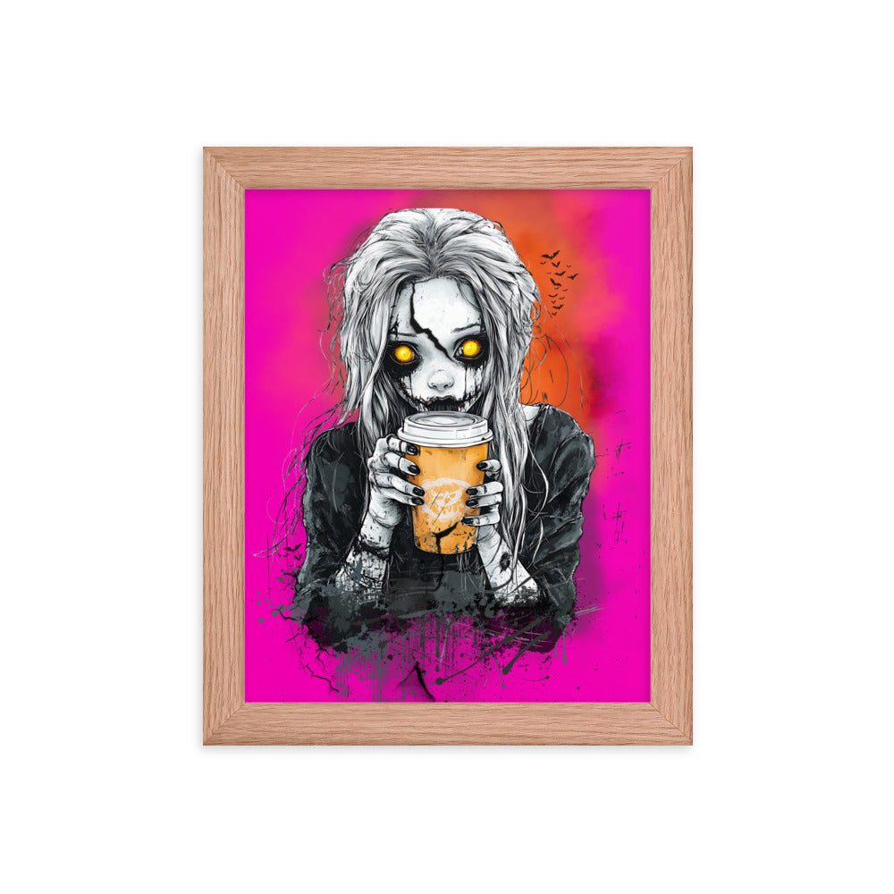 Pumpkin Spice Framed Poster