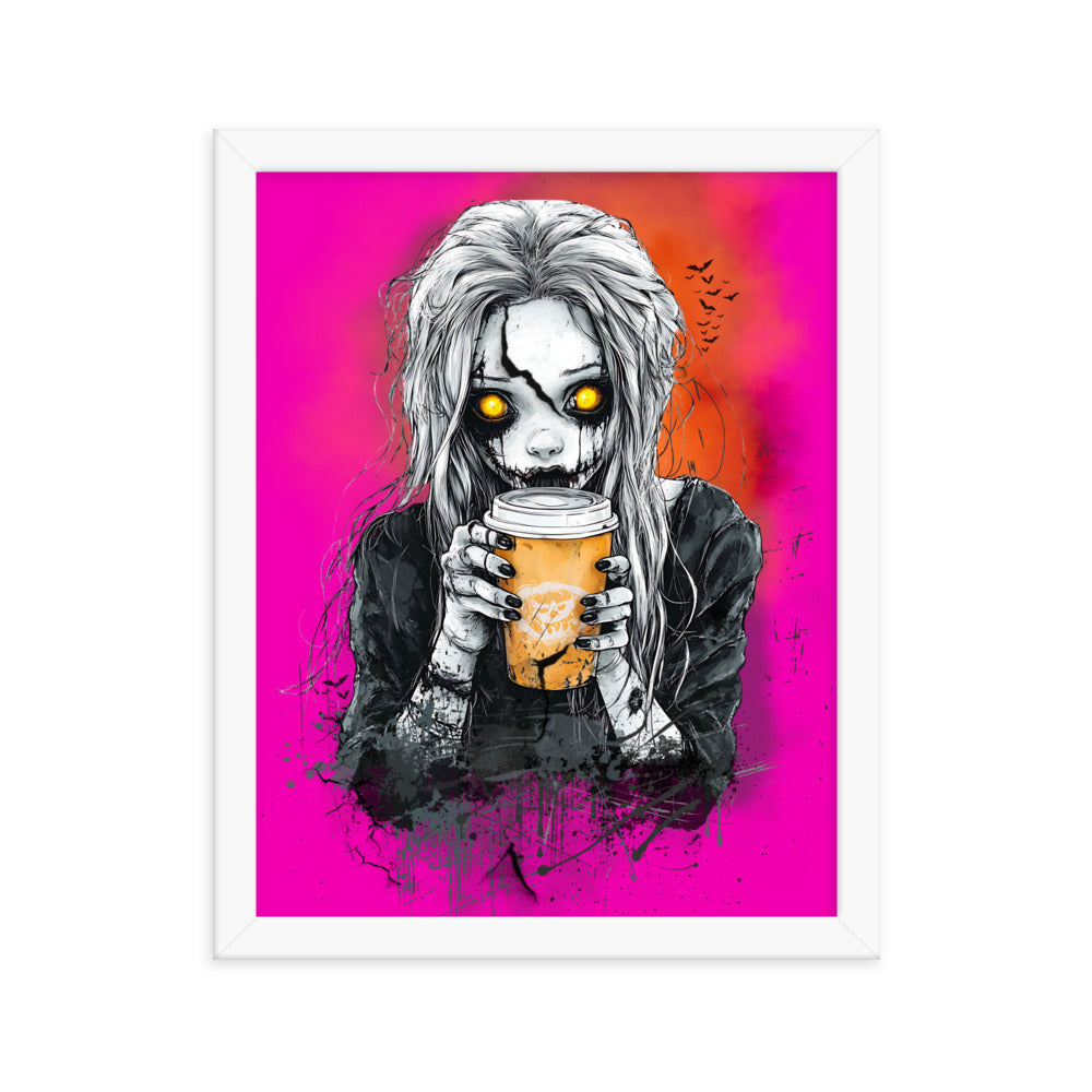 Pumpkin Spice Framed Poster