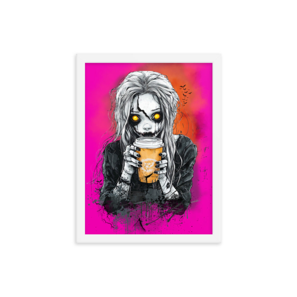 Pumpkin Spice Framed Poster