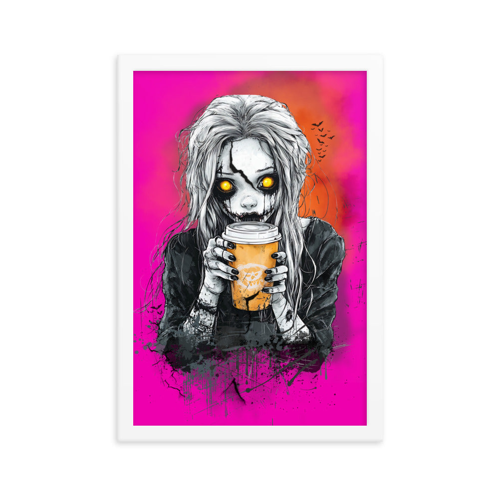 Pumpkin Spice Framed Poster