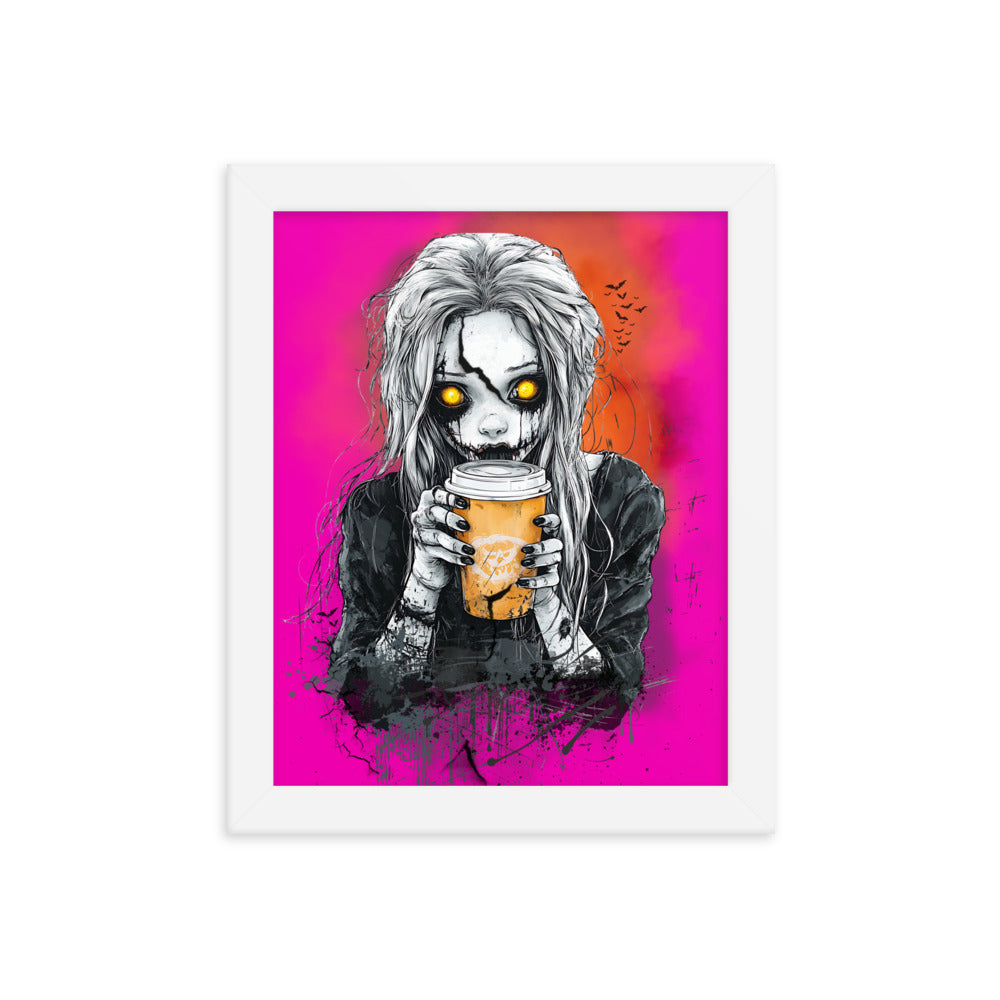 Pumpkin Spice Framed Poster