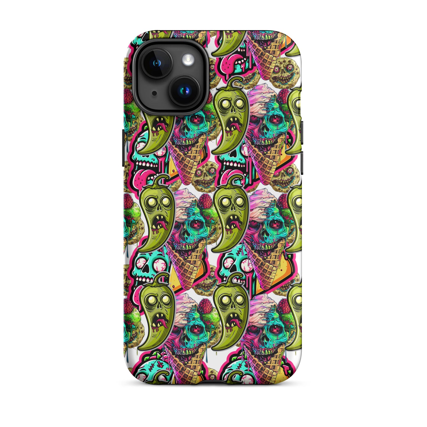 Zombie Food Collage Tough Case for iPhone®