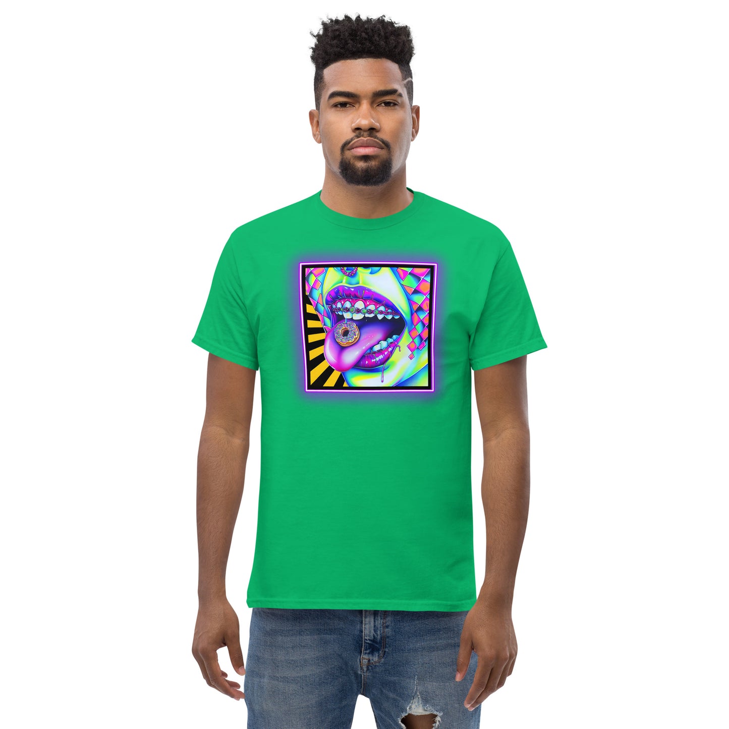 Donuts N Braces II Men's Loose Fit Tee