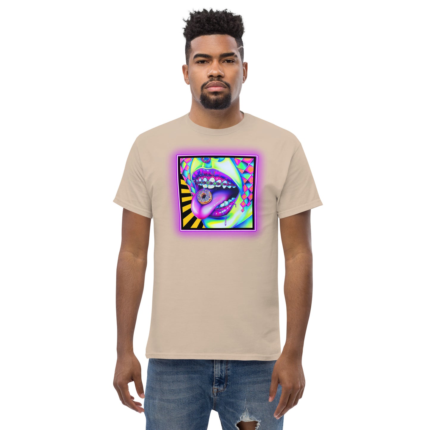Donuts N Braces II Men's Loose Fit Tee