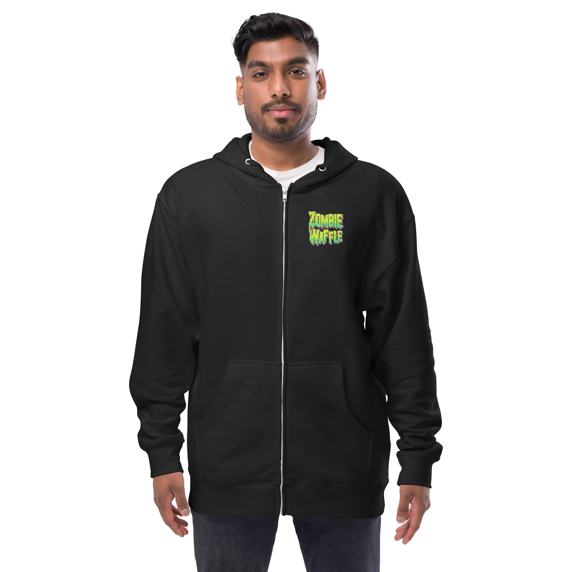 Zombie Donut Men's Zip-Up Hoodie1