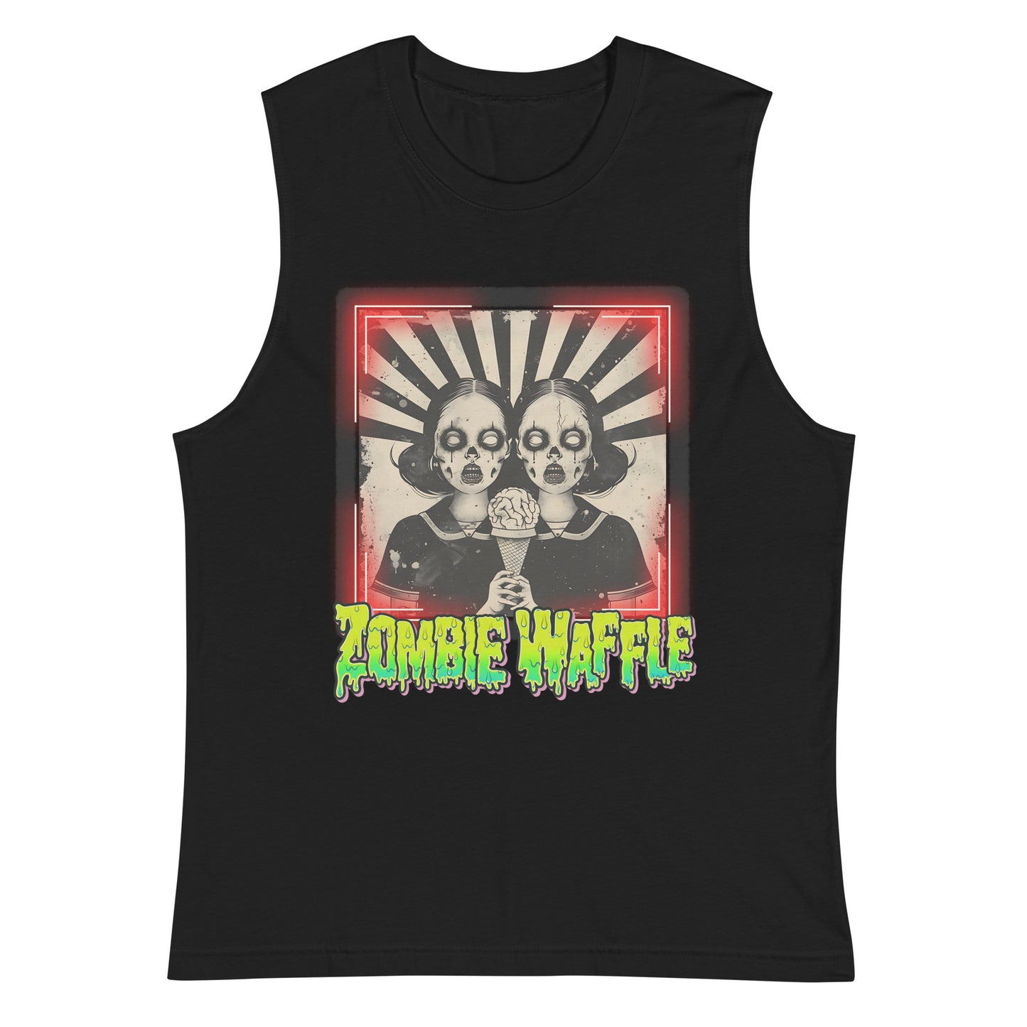Zombie Twins Men's Muscle Tank